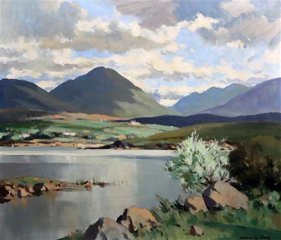 § Maurice Canning Wilks (1911-1984) Lough Gitane, Killarney, Co. Kerry 25 x 30in.